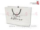 White Cardboard Paper Custom Printed Paper Bags With Logo Printing