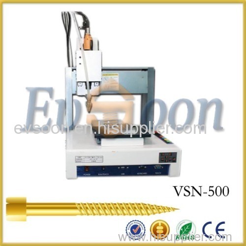 Evsoon VSN-500 automatic desktop screw fastening robot/screw feeder machine/SONY