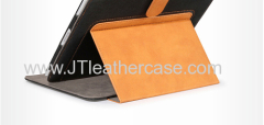 2014 new contrast color leather four color for ipad case 2/3/4