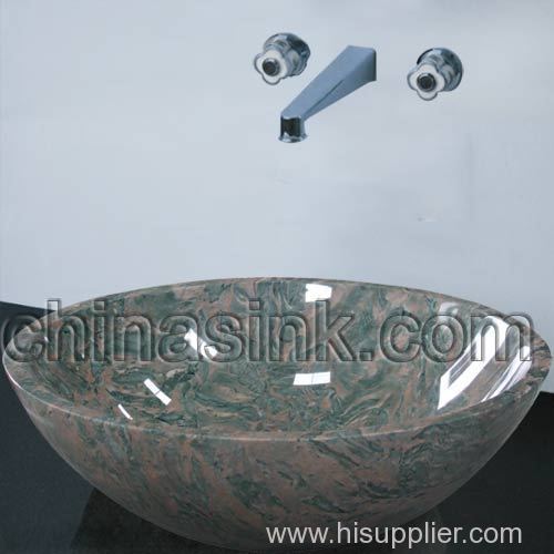 Royal Cobble Granite Vessel Sink DS-001A-ROCO