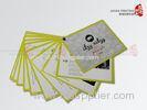 Folding Printed Brochures Food Grade Ink / Foldable Flyers Hot Stamping