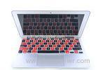 Black Red Silicone Laptop Keyboard Protective Film For iPad Air / iPad 5