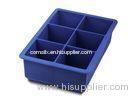 Custom Silicone Ice Tray Molds For Home / Restaurants , Skyblue OEM Design