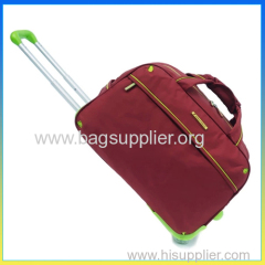 Hot selling folding fashion office bags with trolley