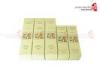 Yellow OEM Printed Cardboard Boxes Silver Card Paper / Toothpaste Box