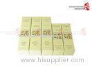 Yellow OEM Printed Cardboard Boxes Silver Card Paper / Toothpaste Box