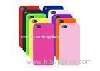 Colorful Soft Silicone Cell Phone Cases For iPhone 5 / 5s , Eco-Friendly