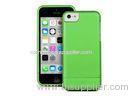 Apple iPhone 5C Plastic PC Phone Cases , Green Ultra Slim Waterproof