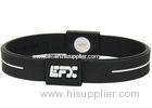 1 Inch Power Energy Silicone Bracelet With EFX Stylish , Two Holograms