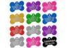 Customized Dog Bone Collar Tags Custom Silicone Products , Pink / Red