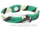 Custom Silicone Power Energy Bracelet , Silicone Sport Wristband