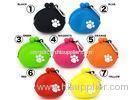 Mini Customized Silicone Coin Purse Products , Colorful Silicone Coin Bag