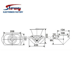 Police 200W or 300W Car Siren Speaker