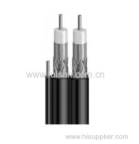 RG6 Dual With Steel Messenger TV Coaxial Wire Cable