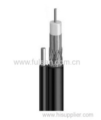 75 Ohm Coaxial Cable RG6 with messenger wire(CE REACH ISO9001RoHS) 100%guaranteed quality Prompt Delivery