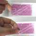 Pink Adhesive Side Ultra Destructible Vinyl Materials