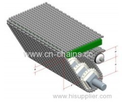 400B Modular plastic conveyor belt for machinery (10mm) pitch