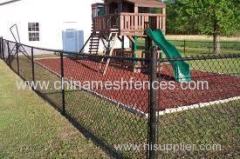 pvc & pe chain link fence protective or decorative usage