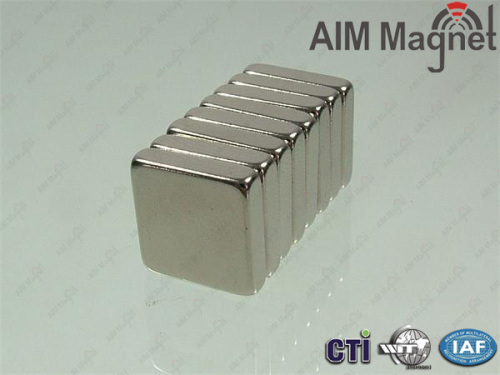 Block shaped n42 neodymium magnets