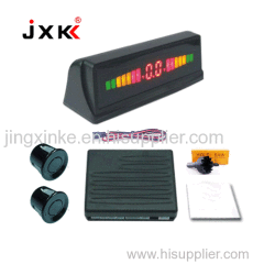 2 sensor probe 5 sections 3 colours universal led digital display screen humen voice or buzzer car parking sensor system