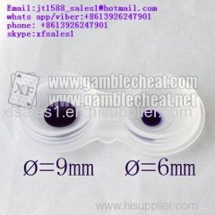 small contact lenses with 6mm color part | IR contact lens| marked cards| poker cheat