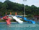 custom pool water slides water slide for pools fiberglass water slides