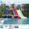 Freefall Red Adult Water Slide For Hotel