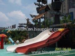 Commercial 8m Spiral Water Swimming Pool Slides for Holiday Resort