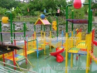 Custom Commercial Kids Amusement Park Water Slides Aquatic Play Structures