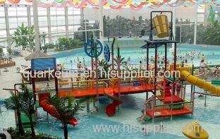 Custom Outdoor Safe Children water playground Park Ground Aquatic Play Structures