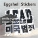 Sun-Proof Eggshell Sticker Labels