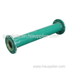 Steel lined polyurethane tailings conveying pipe