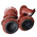 Steel plastic ore concentrate pipe fittings