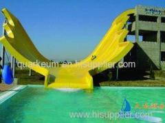 Cool Children Wave Safe Outside Amusement Park Water Slides For Spas, Hotels