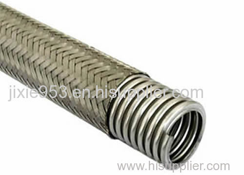 Double-walled helical metal corrugated hose best stability