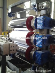 Plastic plate prodcution line