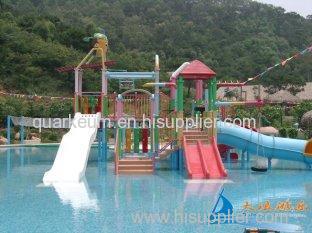 7m Amusement Park Water Playground Aquatic Play Structures Slides Equipment