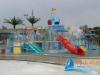 Outdoor 7m Water Playground Equipment Aquatic Play Structures Slide for Toddles