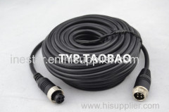 15m mobile DVR cables power/audio/video together easy and Fast