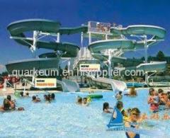 Custom Aqua Park Equipment Fiberglass Swimming Water Pool Slides for Famlily Entertainment