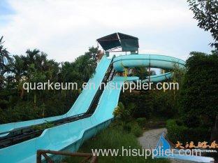 Commercial 8m Spiral Water Swimming Pool Slides for Holiday Resort