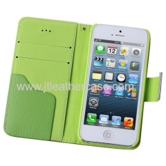 MULTI-COLOR Wallet Credit Card Holder Leather Case Cover for iPhone 5/5S