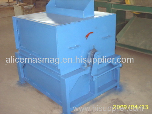 dry magnetic drum separator