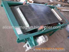 iron ore and chromite permanent magnetic separator equipment for belt conveyer