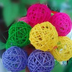 Rattan ball for Christmas decoration