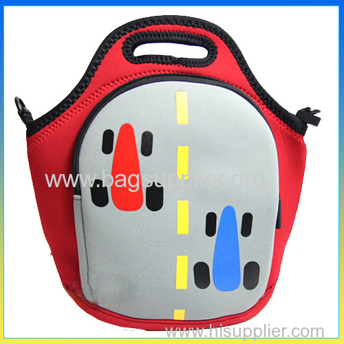 Lovely hot selling thicken neoprene cooler bag kids lunch bag