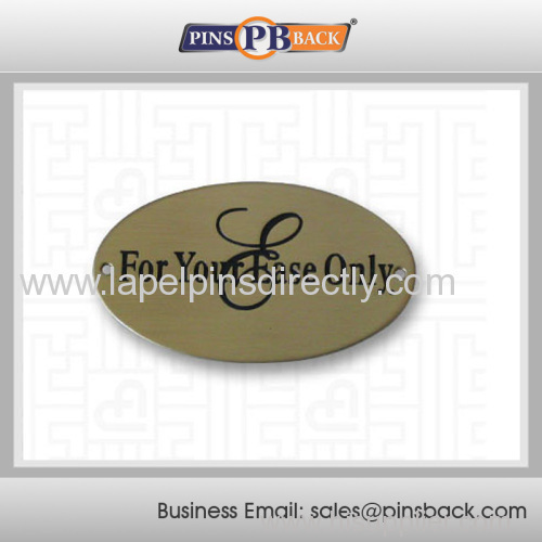 Metal Lapel Pin Badge for Nameplates / Custom Metal pin badge