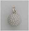 925 Sterling Silver Pendant with Fresh Water Pearl