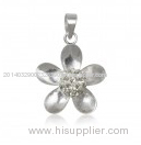 925 Sterling Silver Pendant with Preciosa Crystal