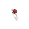 925 Sterling Silver Ring with Preciosa Crystal